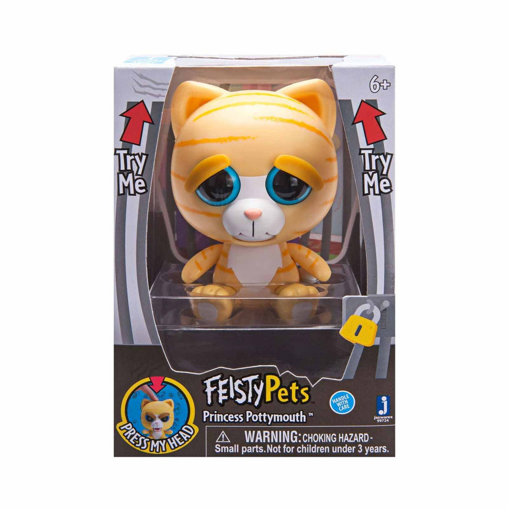 Feisty Pets Princess Pottymouth Cat 4 Inch Figure - Radar Toys