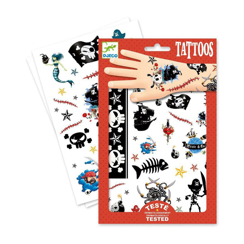 Djeco Pirates Tattoos Set