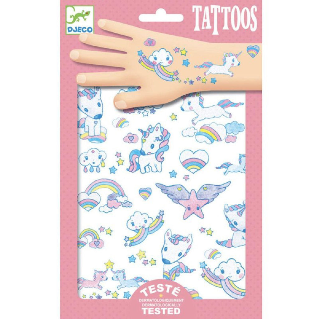 Djeco Unicorns Tattoos Set