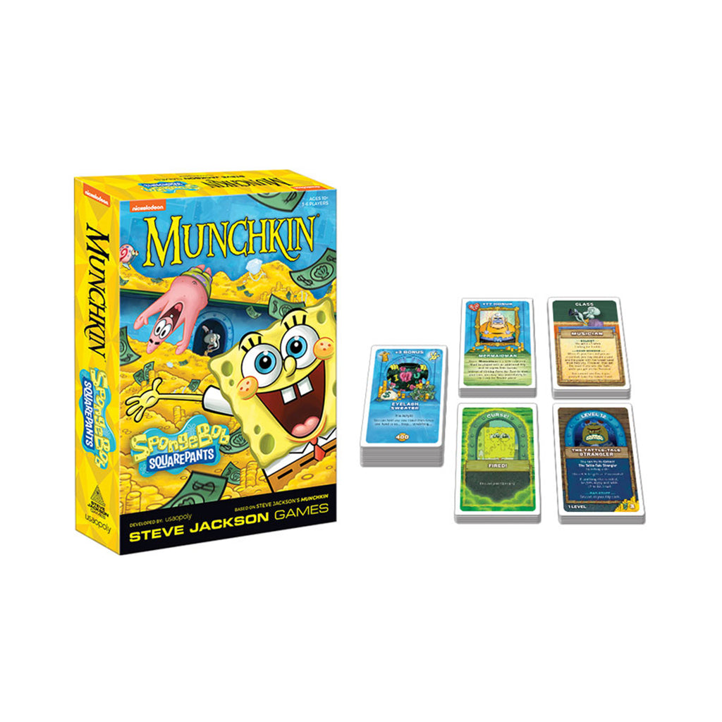 USAopoly Spongebob Squarepants Munchkin The Game - Radar Toys