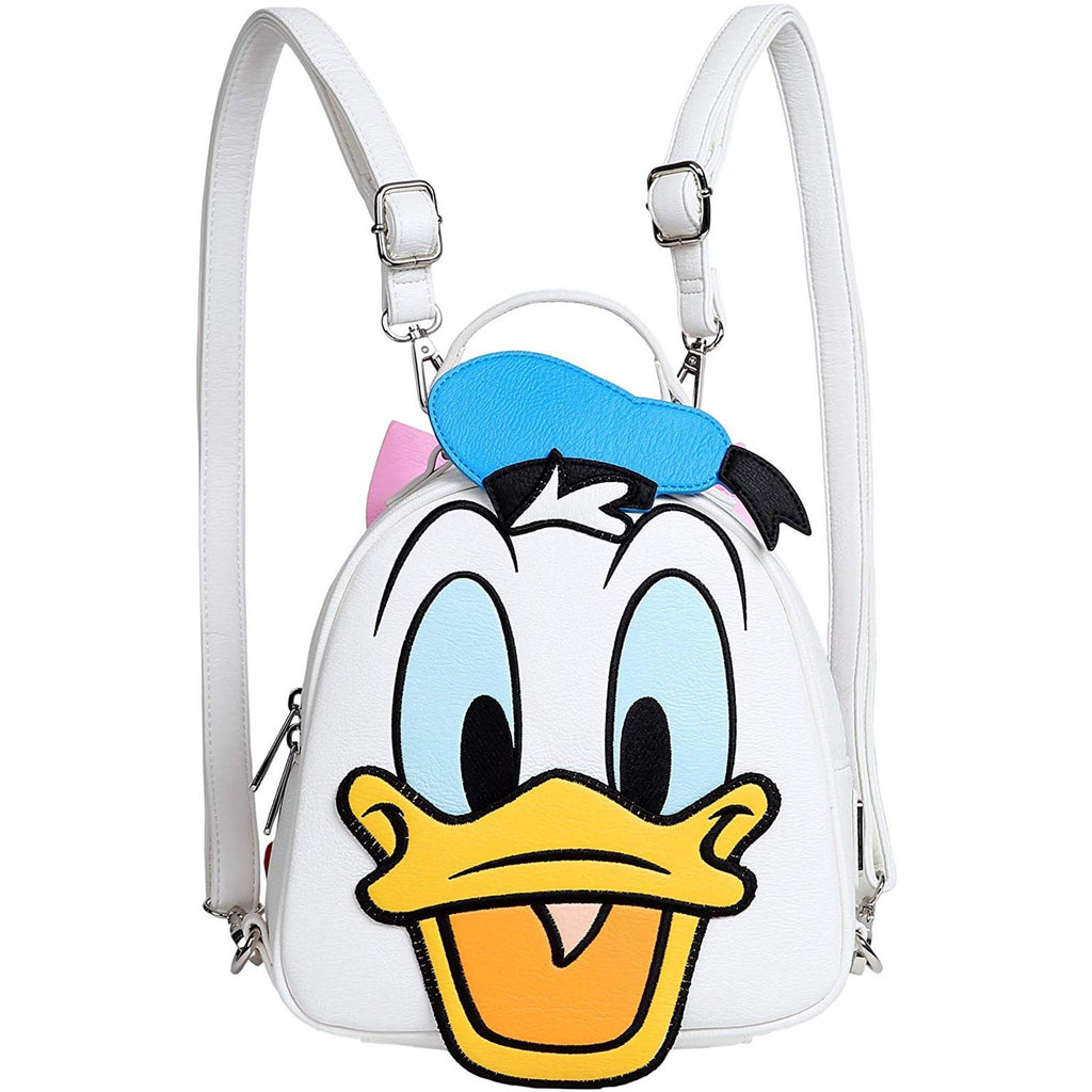 Loungefly Disney Donald And Daisy Duck Reversible Mini Backpack