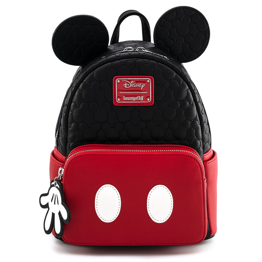 Loungefly Disney Mickey Mouse Oh Boy Quilted Mini Backpack