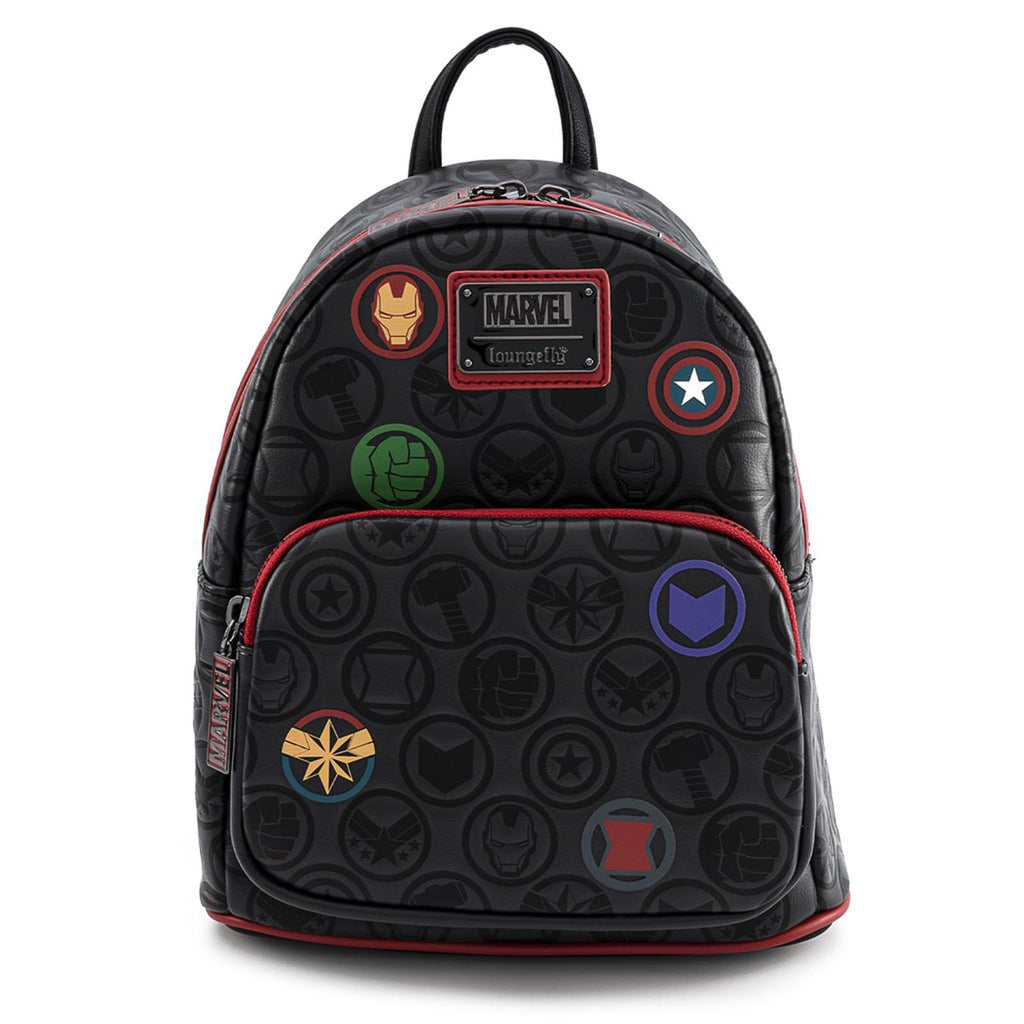Loungefly Marvel Icons All Over Print Mini Backpack