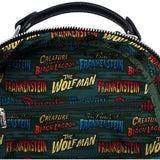 Loungefly Universal Monsters Chibi All Over Print Mini Backpack - Radar Toys