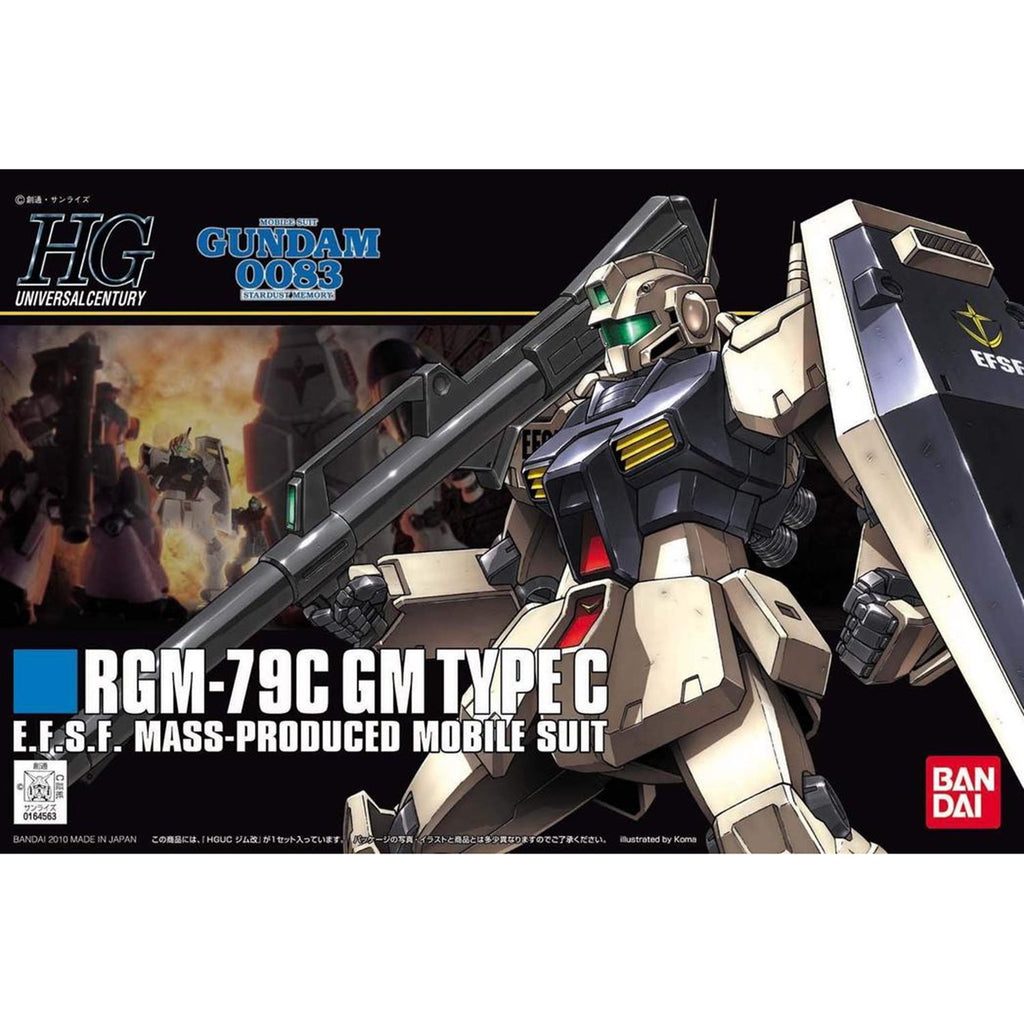 Bandai HG Gundam 0083 RGM-79C GM Type C Model Set