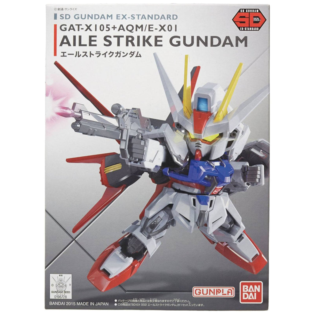 Bandai SD Gundam Ex-Standard Aile Strike Gundam Model Kit Figure