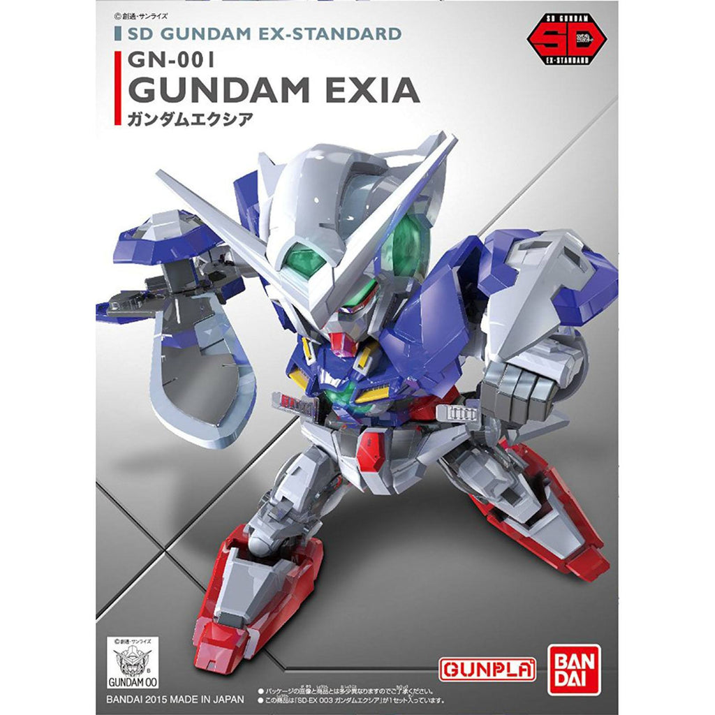 Bandai SD Gundam Ex-Standard GN-001 Gundam Exia Model Kit Figure