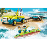 Playmobil Family Fun Beach Car With Canoe 70436 - Radar Toys