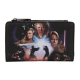 Loungefly Star Wars Trilogy Two May The Force Be With You Flap Wallet - Radar Toys