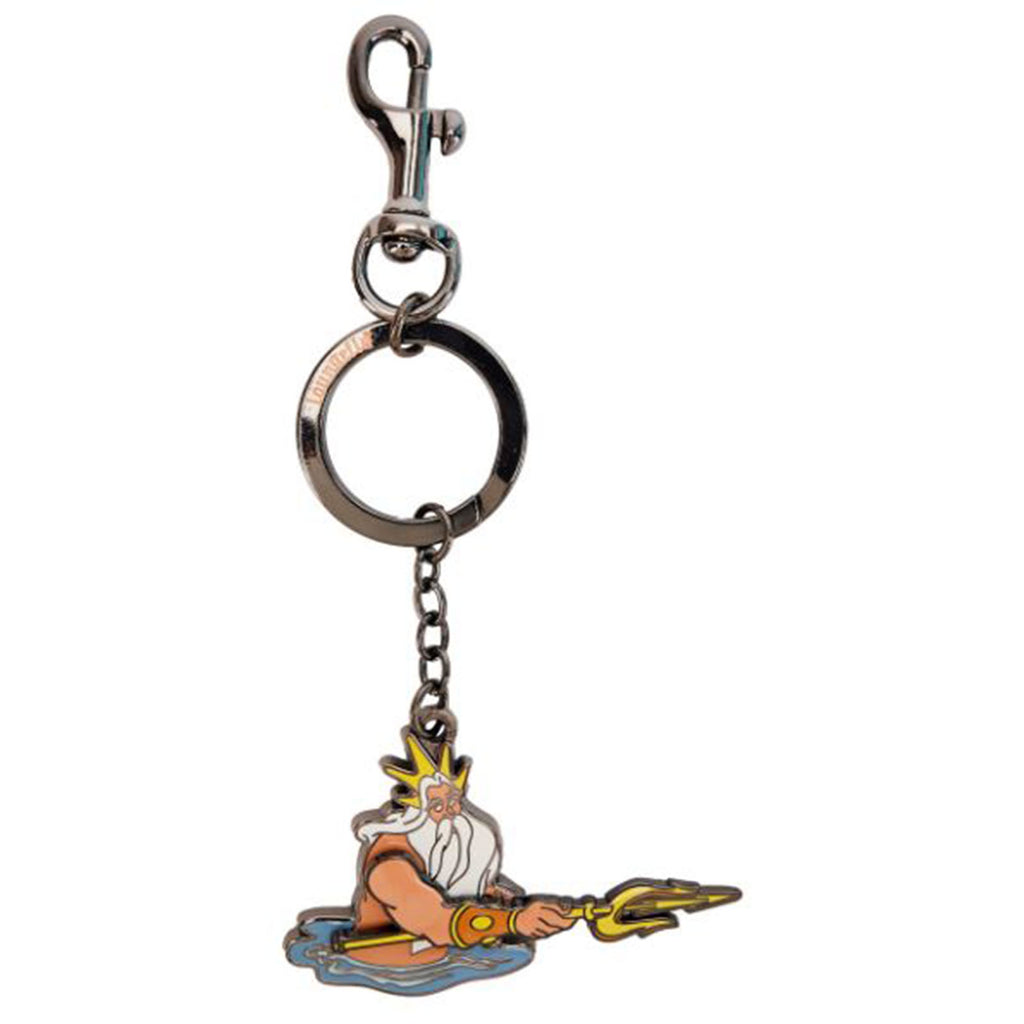 Loungefly Disney Little Mermaid Tritons Gift Metal Keychain
