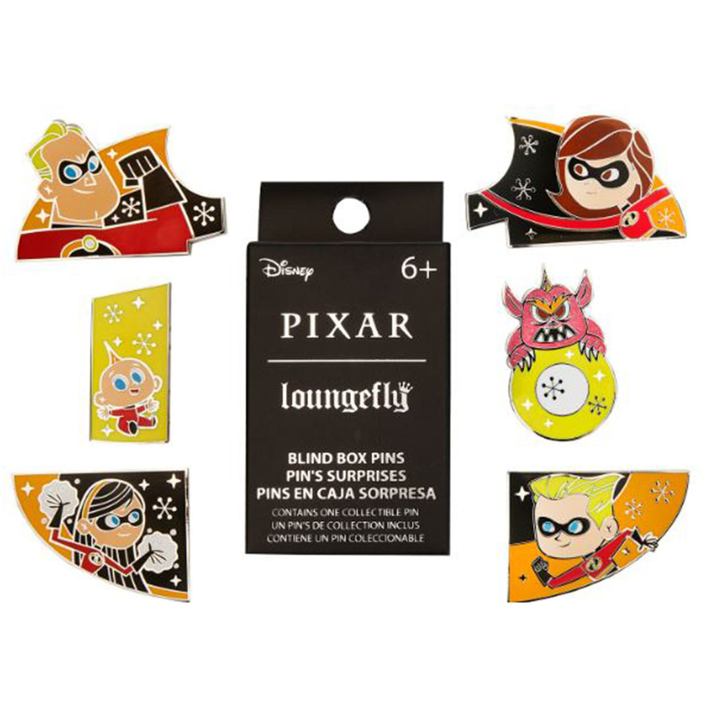 Loungefly Disney Pixar Incredibles Puzzle Single Blind Box Pin