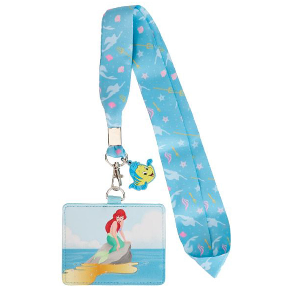 Loungefly Disney Little Mermaid Tritons Gift Lanyard With Cardholder