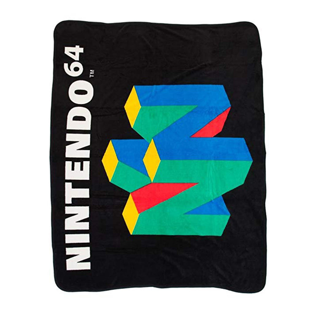Nintendo 64 Super Soft Throw Blanket