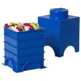 LEGO® Storage 1-Stud Brick Bright Blue Storage Container - Radar Toys