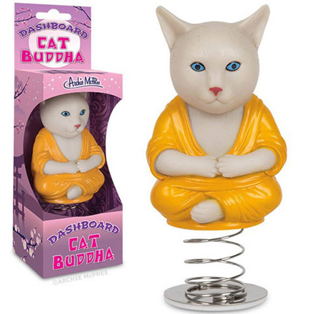 Dashboard Cat Buddha Bobble Figure