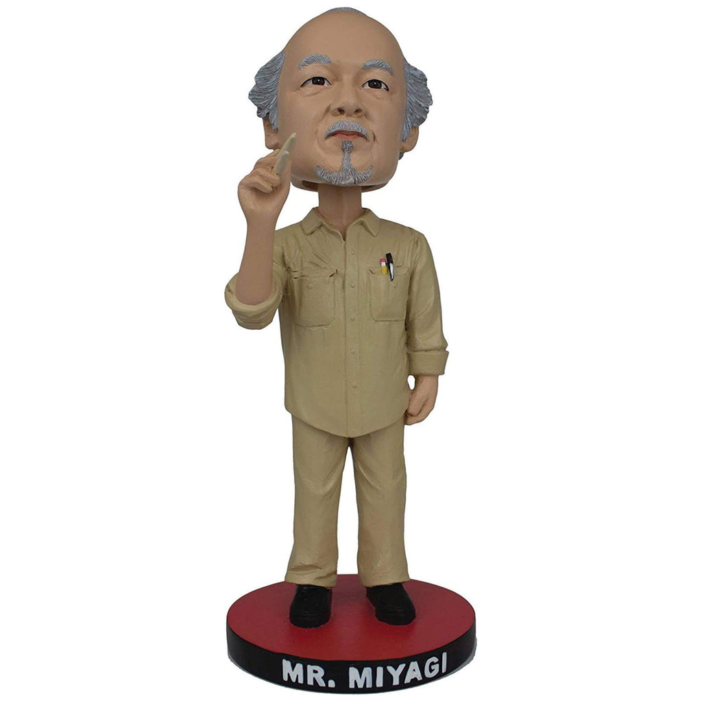 Icon Heroes The Karate Kid Mr. Miyagi 7.5 Inch Bobble Head Figure - Radar Toys