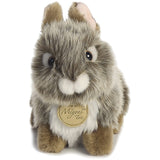 Aurora Miyoni Baby Bunny Grey 7 Inch Plush Figure - Radar Toys