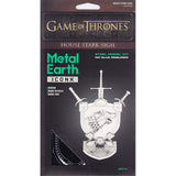 Metal Earth Iconx Game Of Thrones House Stark Sigil Steel Model Kit - Radar Toys