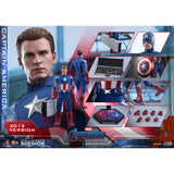 Hot Toys Avengers Endgame Captain America 2012 Version 1:6 Scale Action Figure - Radar Toys