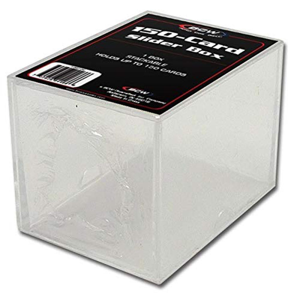 BCW 150 Card Slider Stackable 150 Card Box - Radar Toys