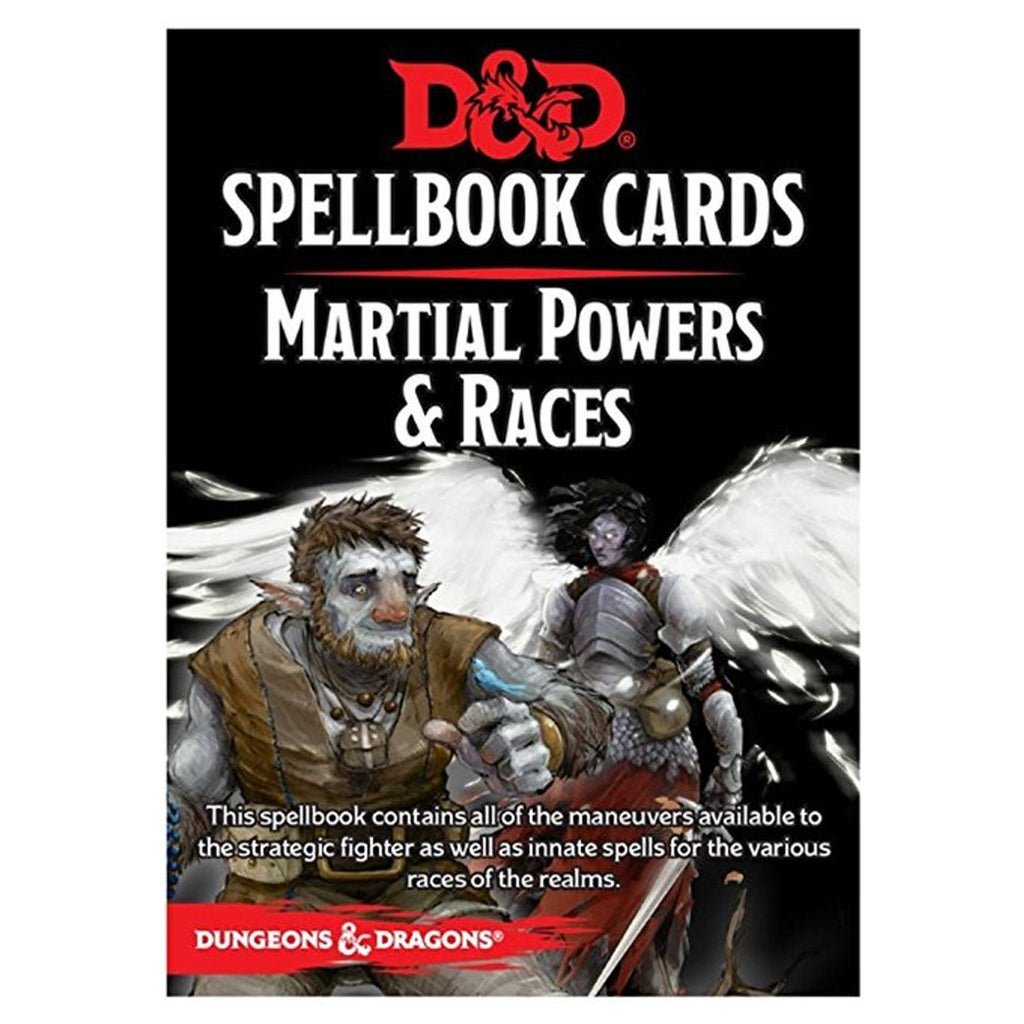 Dungeons And Dragons Martial Powers And Races Spell Cards Deck - Radar Toys
