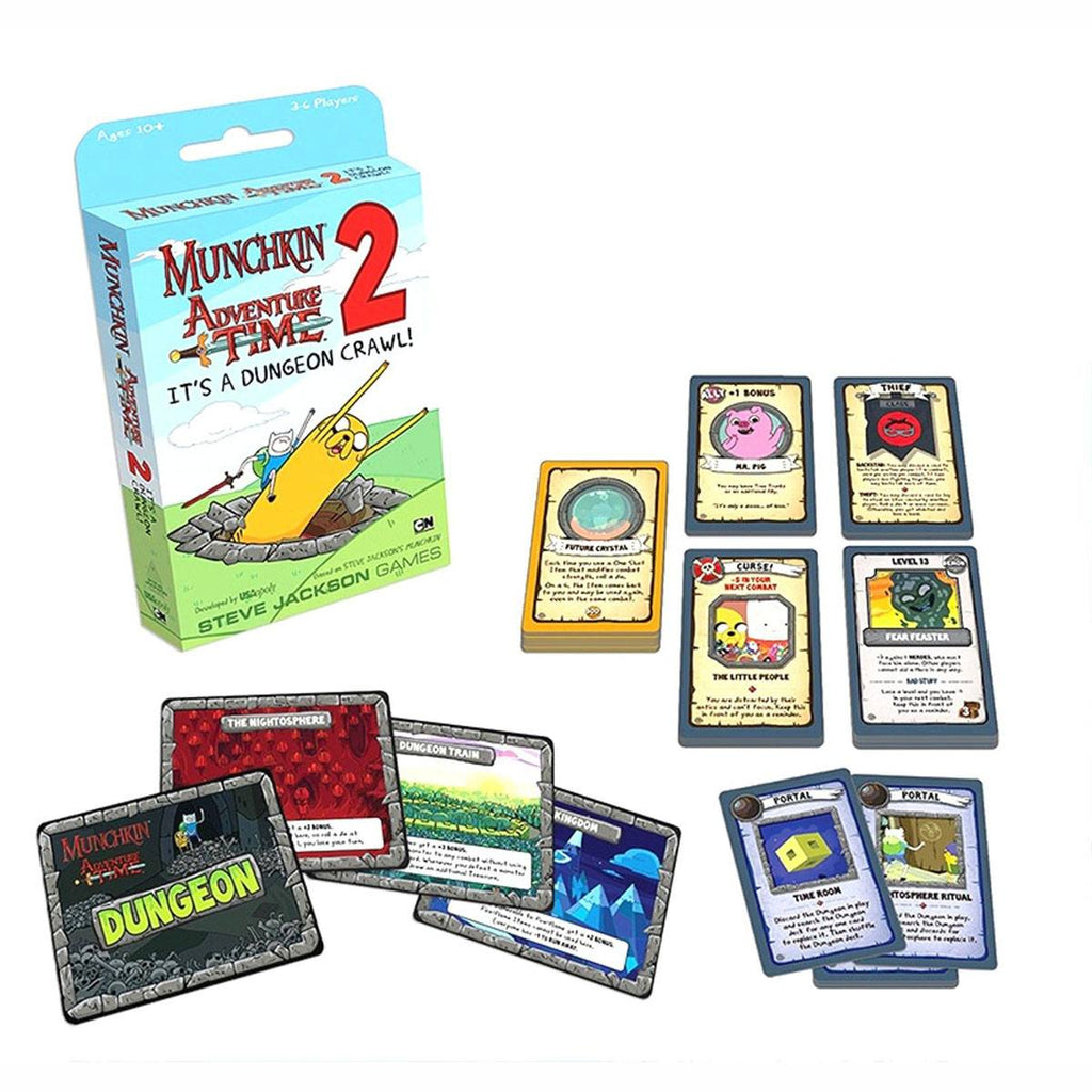Munchkin Adventure Time 2 It's A Dungeon Crawl Expansion Set Card Game - Radar Toys