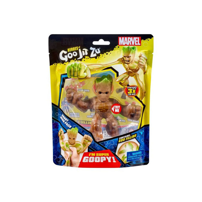 Heroes Of Goo Jit Zu Marvel Groot Stretch Figure
