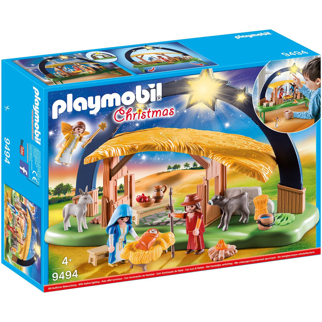 Playmobil Christmas Illuminating Nativity Manger 9494 - Radar Toys