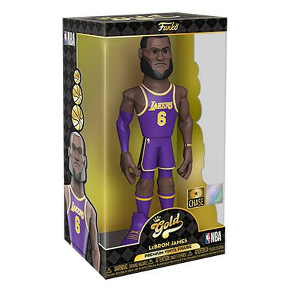 Funko Gold NBA L.A. Lakers LeBron James 12 Inch Vinyl Figure CHASE VERSION