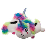Light Up LED Unicorn Plush Slippers - Radar Toys