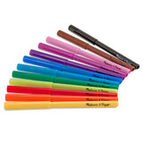 Melissa And Doug 12 Non-Roll Washable Markers - Radar Toys