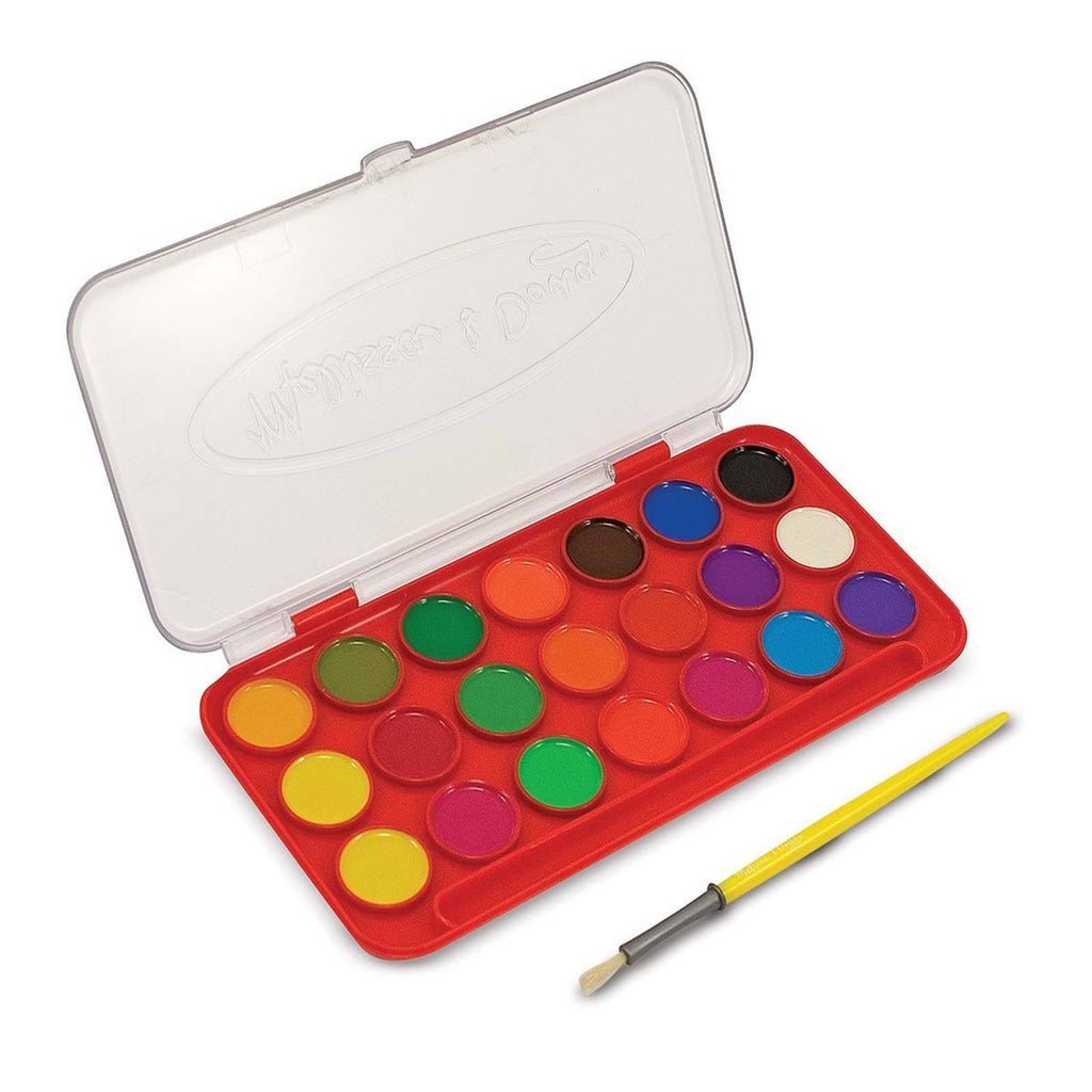 Melissa And Doug 21 Color Washable Deluxe Watercolor Set