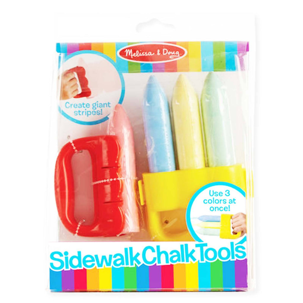Melissa And Doug 3 Colors At Once Sidewalk Chalk Tool