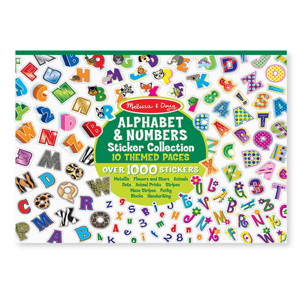 Melissa And Doug Alphabet And Numbers Sticker Collection