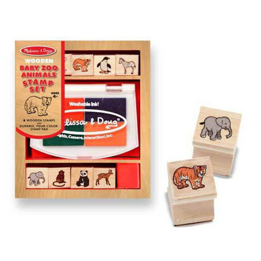 Melissa and Doug Baby Zoo Animals Stamp Set