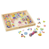 Melissa And Doug Bead Bouquet Deluxe Wooden Set - Radar Toys