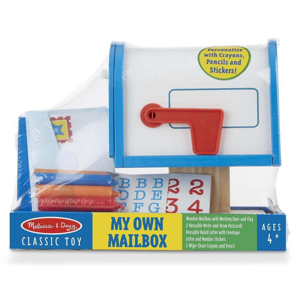 Melissa And Doug Classic Toy Wooden My Own Mailbox Play Set