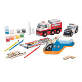 Melissa And Doug Decorate Your Own Rescue Vehicles Set - Radar Toys