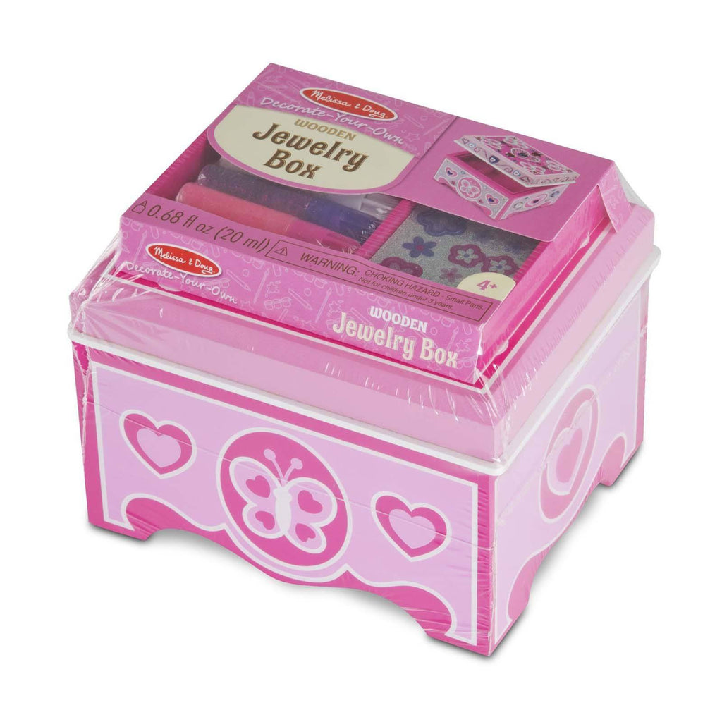 Melissa And Doug Decorate Your Own Wooden Jewelry Box