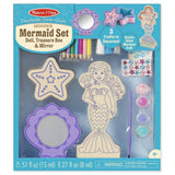Melissa And Doug Decorate Your Own Wooden Mermaid Set - Radar Toys