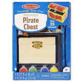 Melissa And Doug Decorate Your Own Wooden Pirate Chest Craft Set - Radar Toys