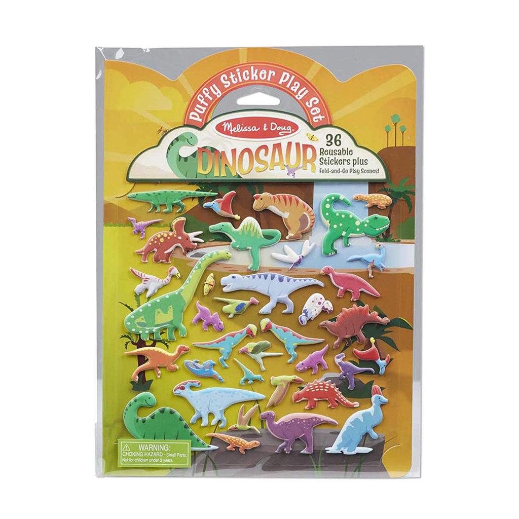 Melissa And Doug Dinosaur Puffy Sticker Set - Radar Toys
