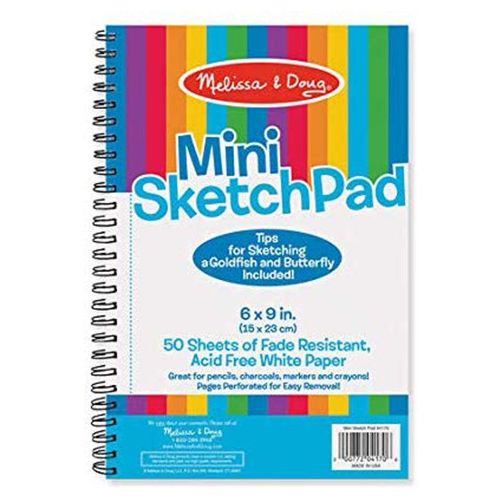 Melissa And Doug Mini Sketch Pad 6 by 9 Inches - Radar Toys