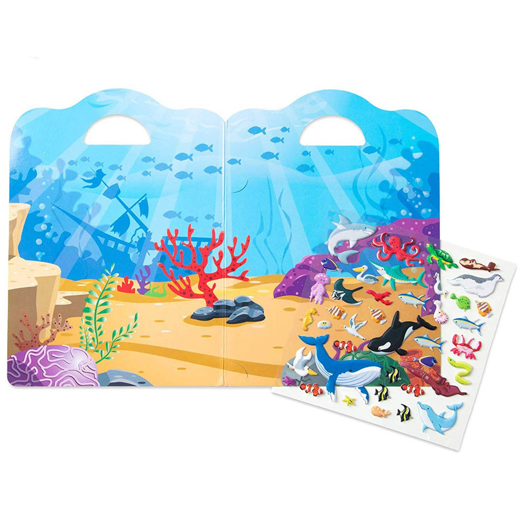 Melissa And Doug Oceans Puffy Sticker Set - Radar Toys