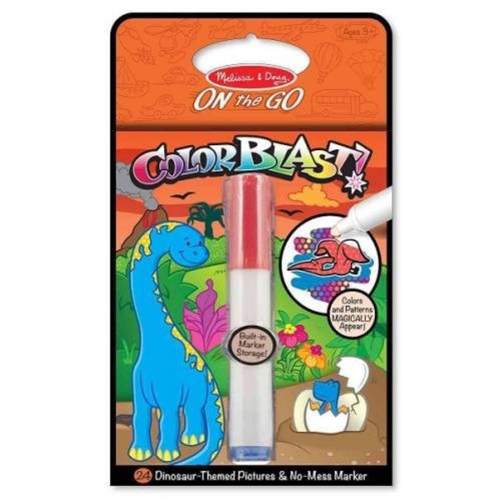 Melissa And Doug On The Go Colorblast Dinosaur Theme Set - Radar Toys