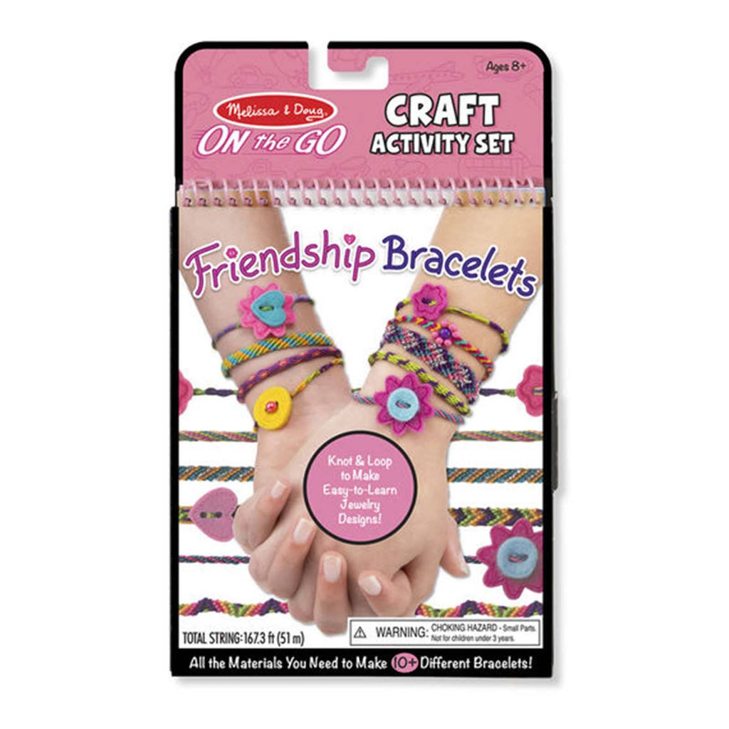 Melissa And Doug On The Go Friendship Bracelets Craft Activity Set - Radar Toys