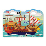 Melissa And Doug Pirate Puffy Reusable Sticker Set - Radar Toys