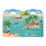 Melissa And Doug Pirate Puffy Reusable Sticker Set - Radar Toys