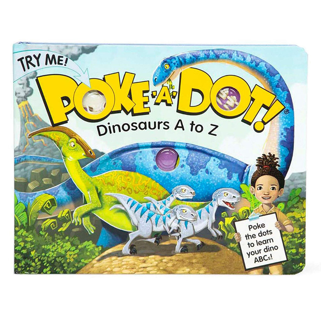 Melissa And Doug Poke A Dot 10 Dinosaurs A To Z Book - Radar Toys