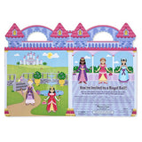 Melissa And Doug Princess Puffy Reusable Sticker Set - Radar Toys